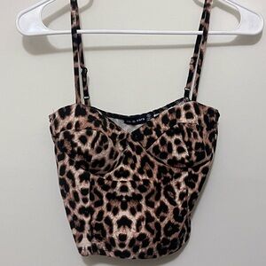 Leopard Print Women's Top